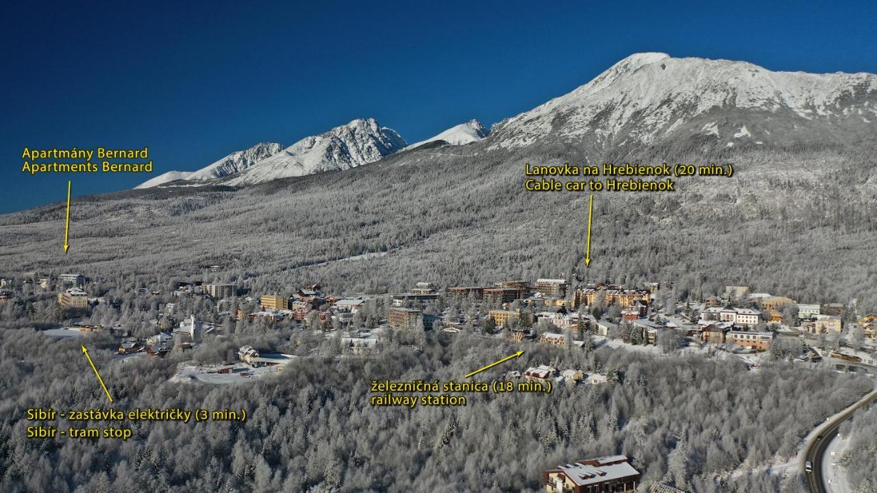 Cozy Studio With Netflix - Apartmanovy Dom Bernard Vysoké Tatry Εξωτερικό φωτογραφία